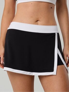 Aerie Black and White Athletic Skort